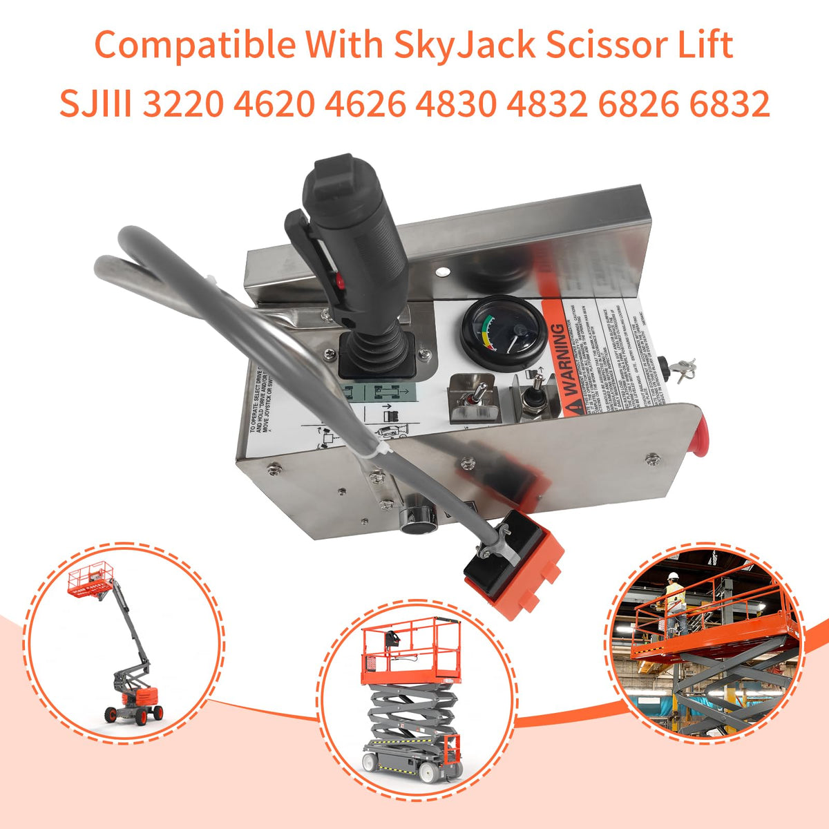 116063 Aerial Work Platform Access Equipment Spare Parts Control Box Compatible with SkyJack Scissor Lift SJIII 3215 3219 3220 3226 4626 4632