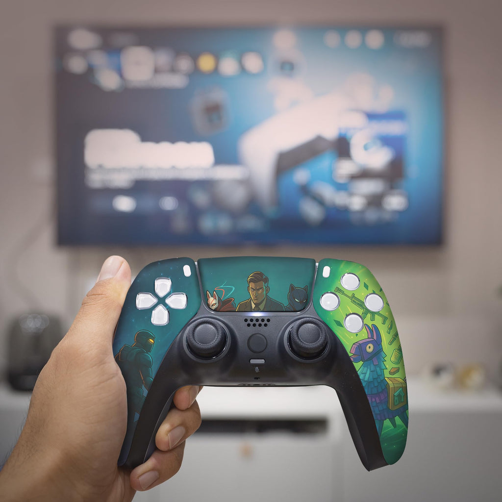 Forttnite Leggends Priime Modded Custom PS-5 Controller Wireless