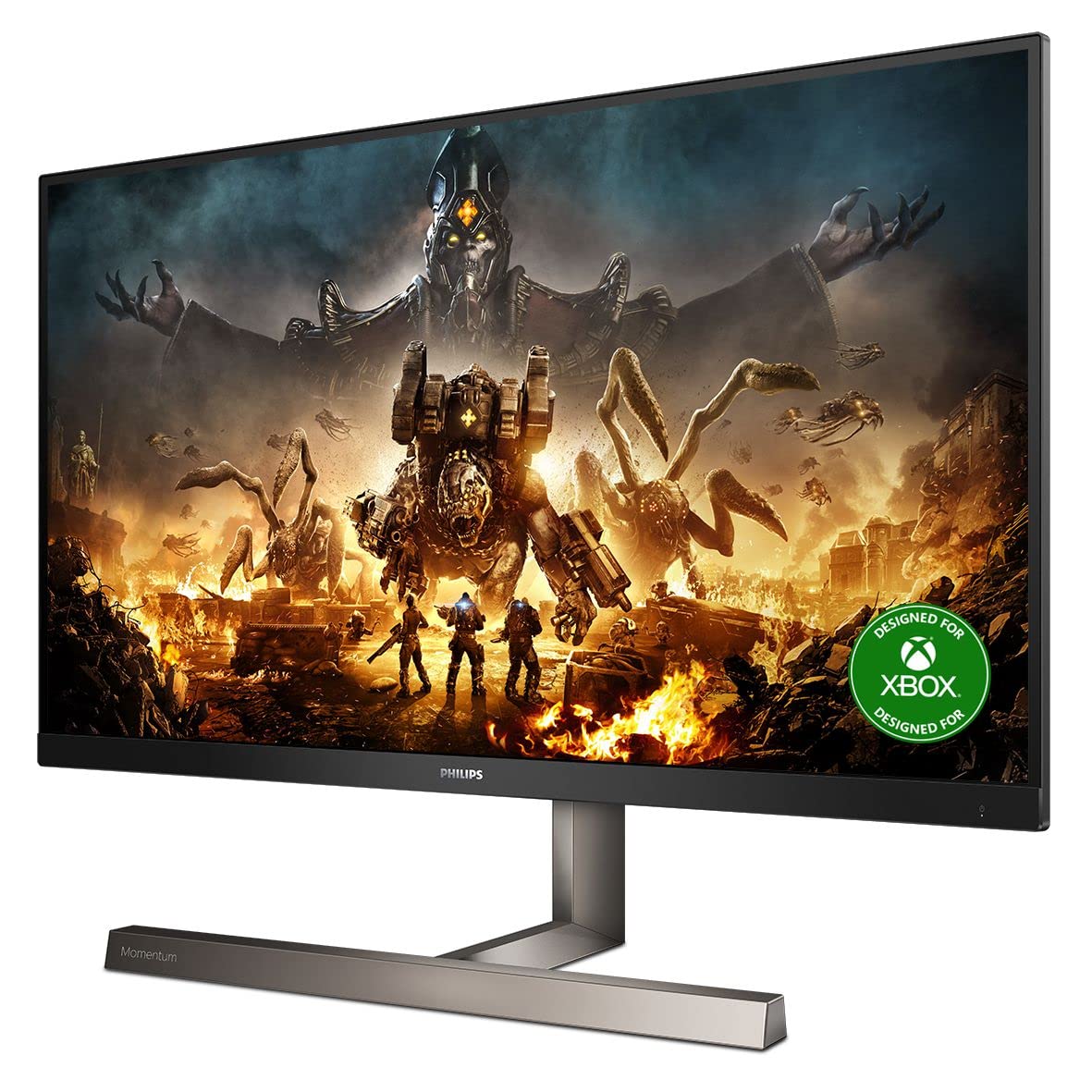 Philips Momentum 329M1RV 32" 4K HDR 400 Gaming Monitor, Designed for Xbox, 144Hz, USB-C PD 65 Watts, 1 ms Response Time, 4Yr Advanced Replacement, Height-Adjustable,Black