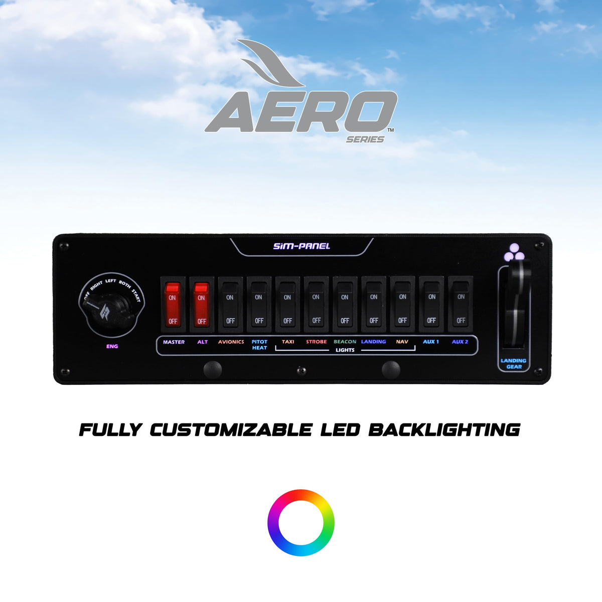 SIM-PANEL Aero Series FlightMate Simulation Panel (Single Mag)