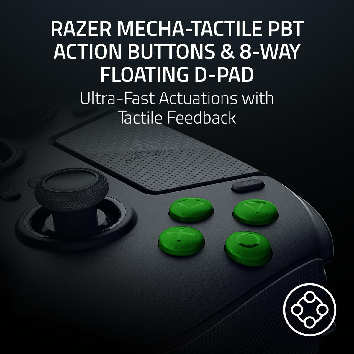 Razer Raiju V3 Pro Wireless Esports Controller, PlayStation 5 & PC, Black