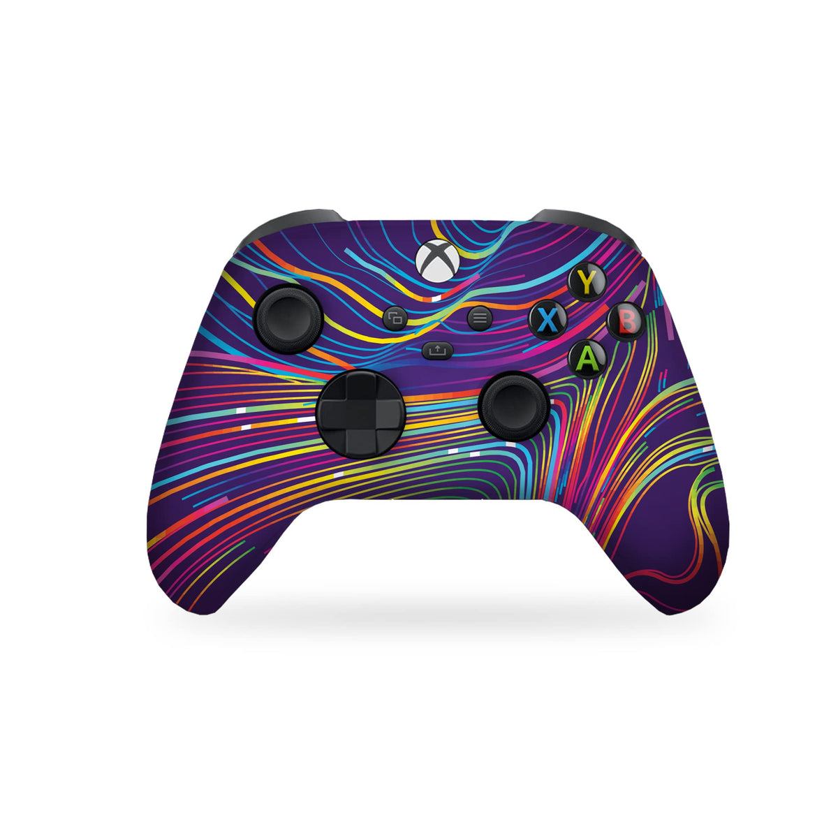 Psychedelic Mushrooms Customised Wireless Controller by BCB. Original X-box Controller Compatible with X-box One/Series X & S Console. Customized with Water Transfer Printing (Not a Skin)