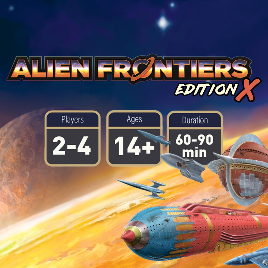 Alien Frontiers Edition X Board Game for 2–4 Players, Age 14+, Strategy