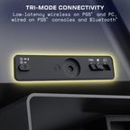 Turtle Beach Racer Wireless Racing Wheel - Licensed for PlayStation 5 Consoles, Works with PC, Bluetooth, Wireless Connectivity, Lap Mount, 30-Hour Battery Life - Black