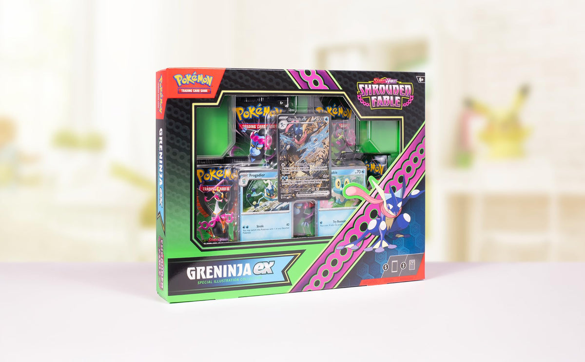 Pokemon TCG: Scarlet And Violet: Shrouded Fable Greninja Ex Special Illustration Collection