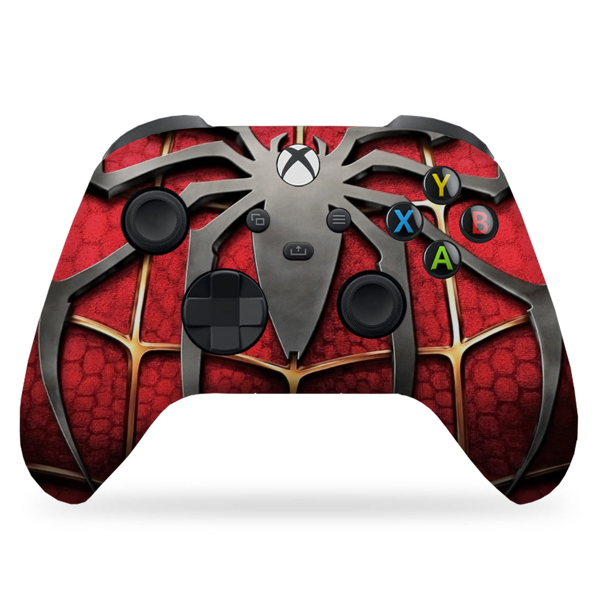 Spiider-Man Red Superhero Modded Custom X-box Controller Wireless