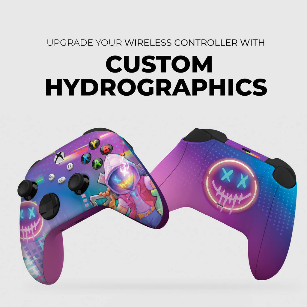 Neon Abyyss Video Game Custom X-box Controller Wireless for Series X/S