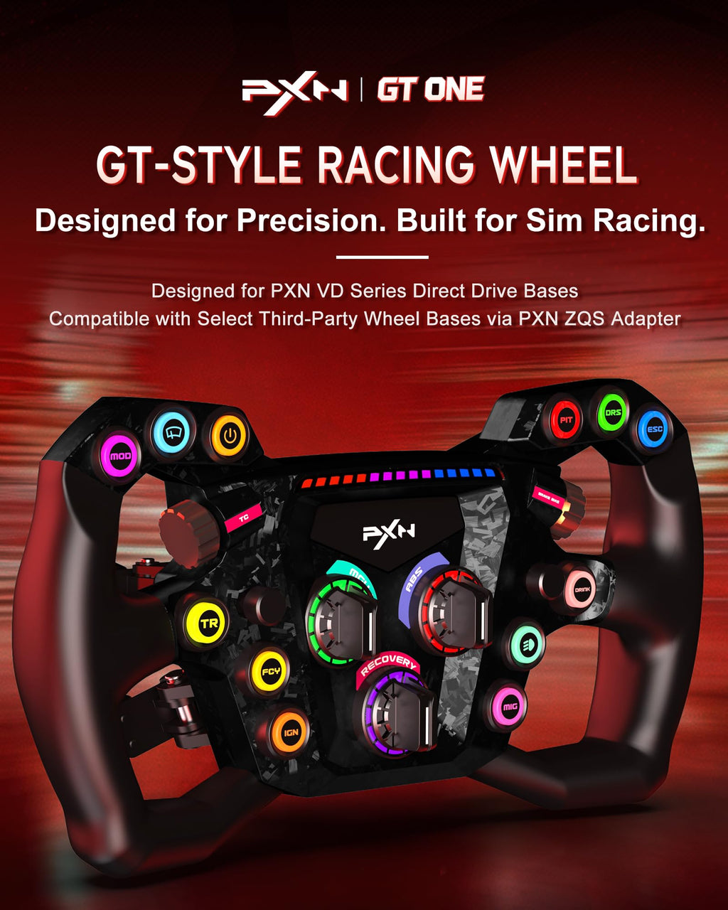 PXN GT ONE Sim Racing Steering Wheel Rim