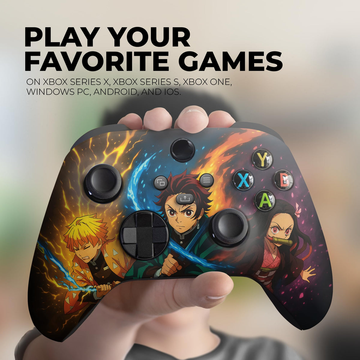 Demmon Slayyer Anime Custom X-box Controller Wireless for X-box Series X/S