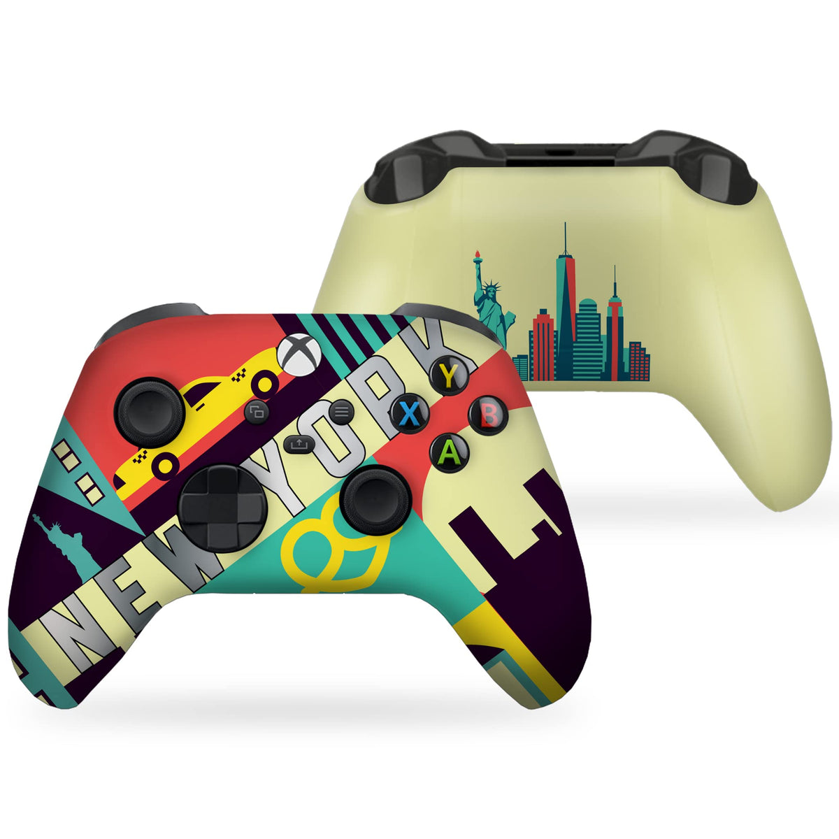 Psychedelic Mushrooms Customised Wireless Controller by BCB. Original X-box Controller Compatible with X-box One/Series X & S Console. Customized with Water Transfer Printing (Not a Skin)