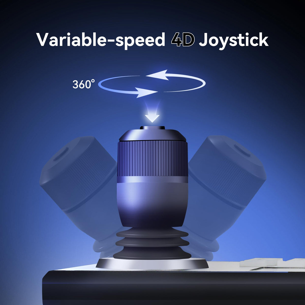 Tenveo NDI PTZ Camera Joystick Controller, 5'' LCD Screen Real-time Preview 4D Joystick Controller, NDI License Included, Support NDI PoE VISCA Pelco-D/P RJ45 For Church Live/Events/Live Streaming