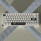 Defender 68 PC Gaming Keyboard Wired, 0.01mm Precision Magnetic Switch Hot Swappable, PBT Keycaps, RGB, 128K Polling Rate, IP57, Full Aluminum CNC Housing, Compatible with Mac(White)