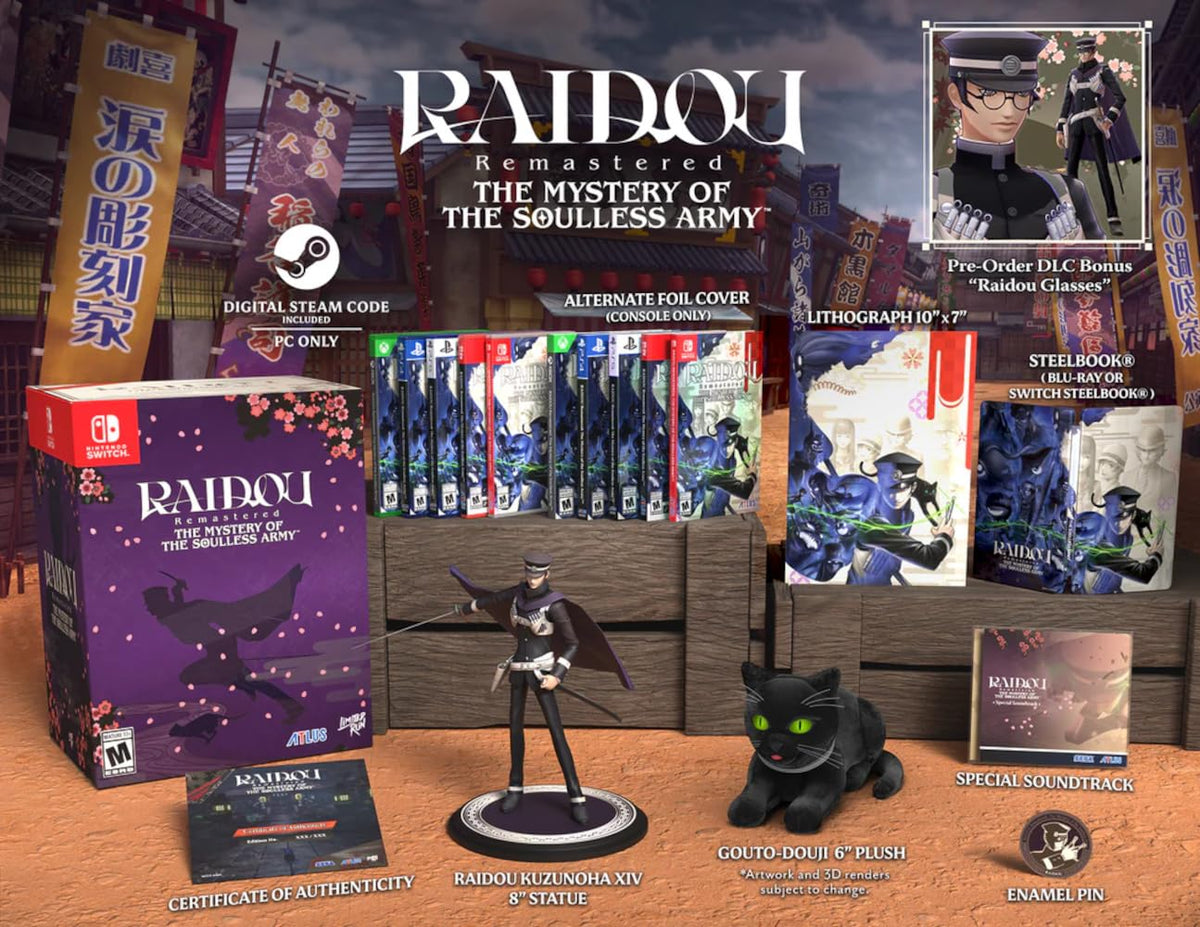 RAIDOU Remastered: The Mystery of the Soulless Army Collector's Edition (Limited Run Games) - for Playstation 5
