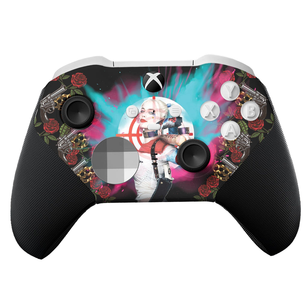 DreamController Cherry Blossom X-box Elite Controller Series 2 Limited Edition Custom Elite Series 2 Controller for X-box One/Series X/S. with Advanced Hydro-Dip Paint Technology (Not Just a Skin)