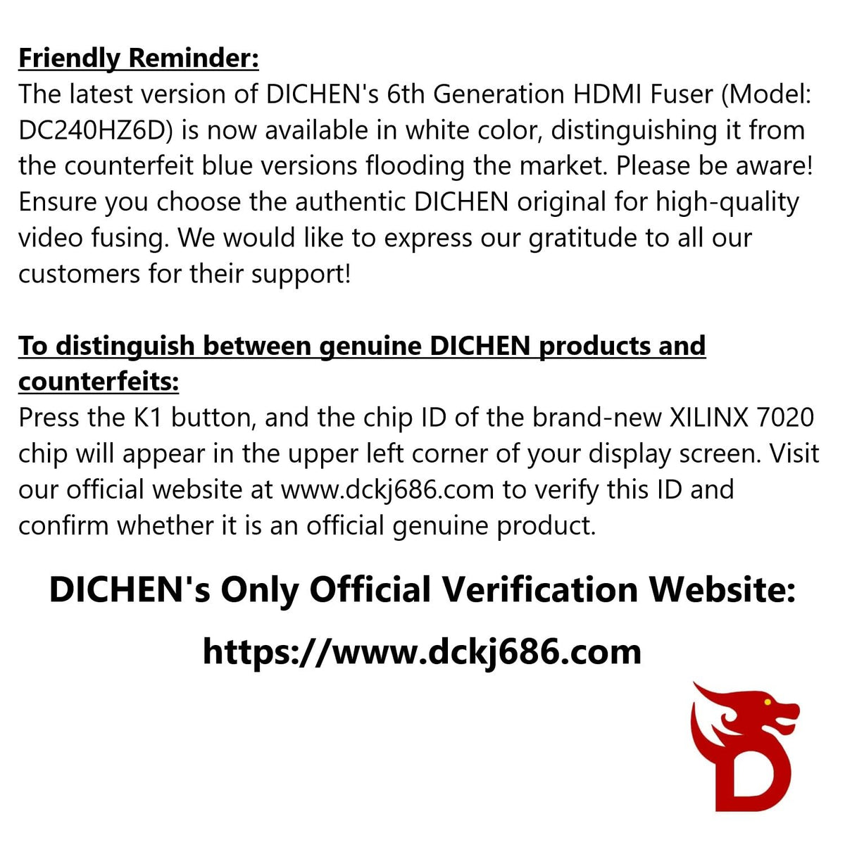 DICHEN DMA 4K Fuser Combiner Display Overlay Adapter, Support 1K480HZ/2K320HZ/4K160HZ HD Multimedia Interface Synthesizer, HDMI 2.1/DP 1.4 Dual Interface, Lossless Transmission (New Upgrade-WHITE)