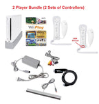 Wii Console Bundle with Wii Play Game (2 Players) -Smart TV Ready (Renewed)