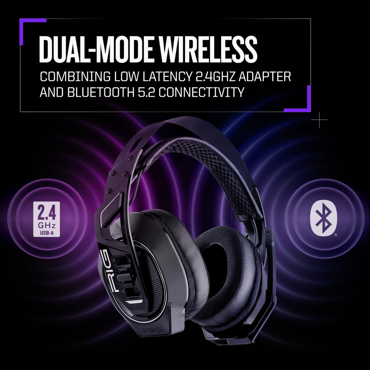 RIG 900 MAX HX Universal Dual Wireless 2.4GHz / Bluetooth Gaming Headset