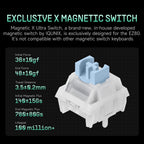 IQUNIX EZ80 RS Magnetic Switch Hall Effect Gaming Keyboard (Magnetic X Ultra Switch)