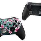 DreamController Cherry Blossom X-box Elite Controller Series 2 Limited Edition Custom Elite Series 2 Controller for X-box One/Series X/S. with Advanced Hydro-Dip Paint Technology (Not Just a Skin)
