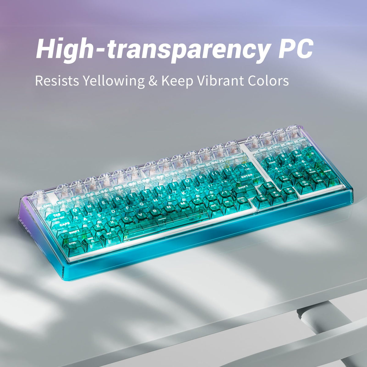 Base99 Wireless Gaming Mechanical Keyboard - Cosmic Violet