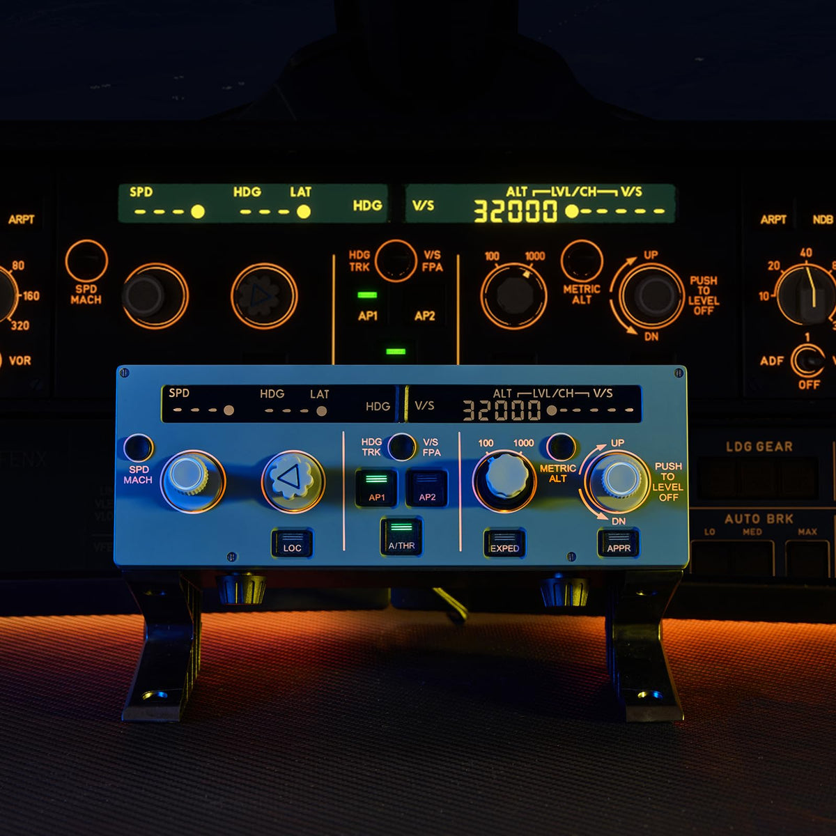 MiYee Wingflex A320 FCU CUBE Flight Simulator Control Unit A320 Panel Game Simulator Plug-and-Play Real Aircraft Feel