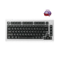 DrunkDeer A75 Master Rapid Trigger Keyboard, Esports Gaming Keyboard, Magnetic Switch, Adjustable Actuation - RT Plus - RT Match, 8K Hz, 0.01mm, 75% Design - ANSI, Silver - TTC POM Switch