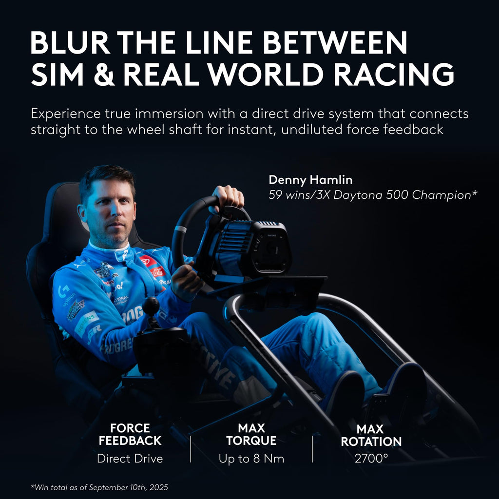 Logitech G RS50 Direct Drive Racing Wheel, Hub, & Base for PS5/PS4/PC