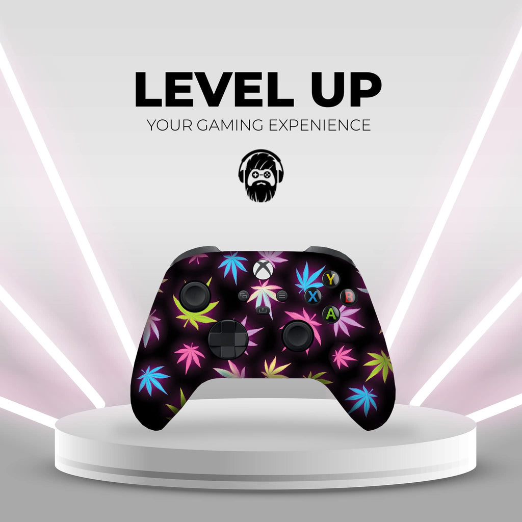 Neon Weed Glow Modded Custom X-box Controller Wireless for X-box Series X/S
