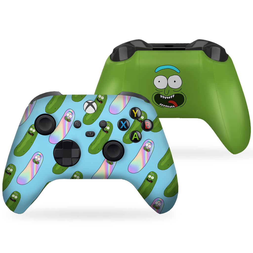 Psychedelic Mushrooms Customised Wireless Controller by BCB. Original X-box Controller Compatible with X-box One/Series X & S Console. Customized with Water Transfer Printing (Not a Skin)