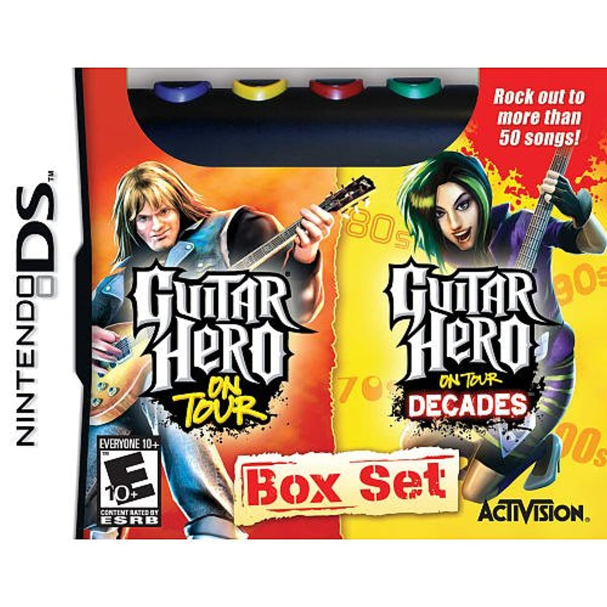Nintendo DS Guitar Hero on Tour & on Tour Decades Box Set
