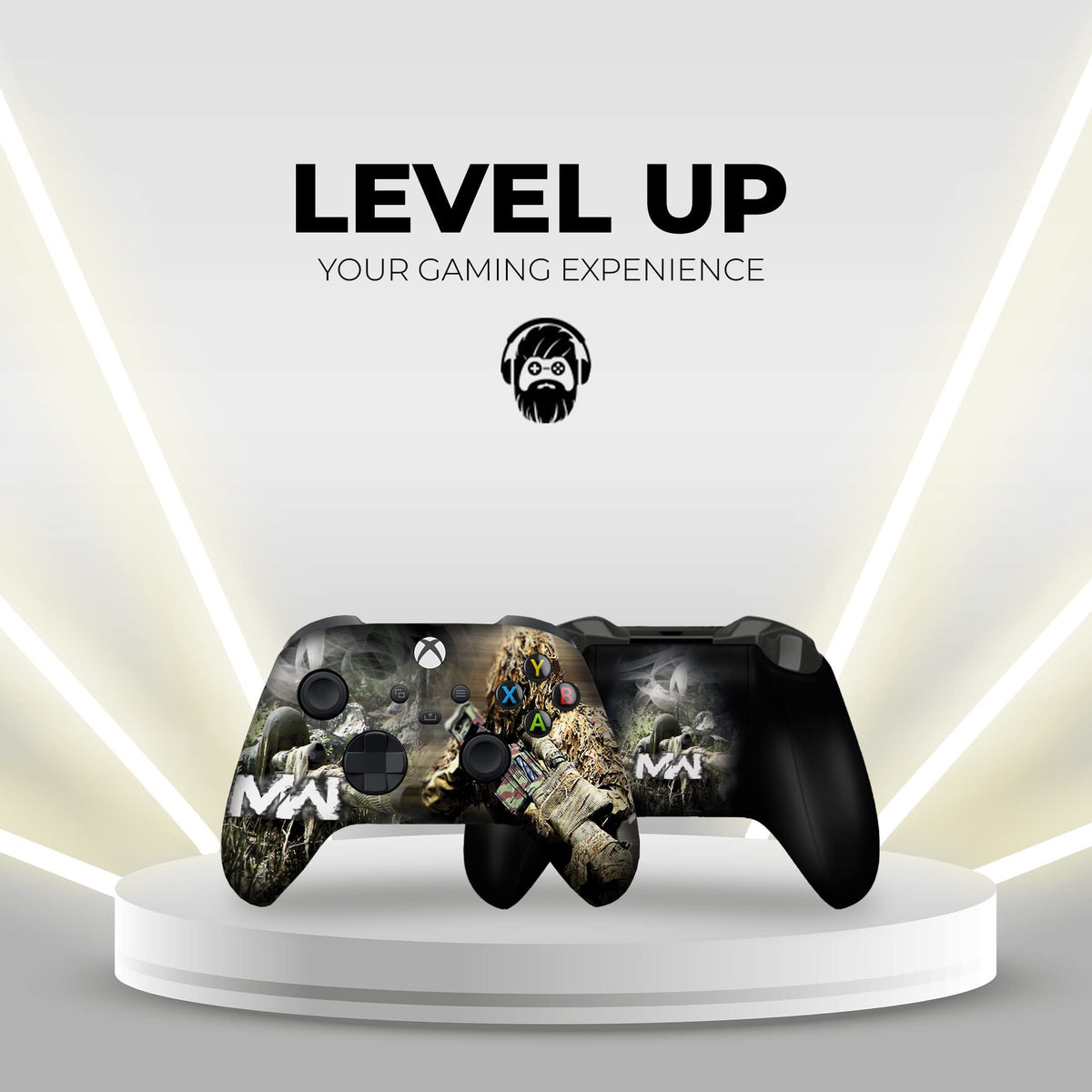 C-O-D Moderrn Warfarre Video Game Custom X-box Controller Wireless