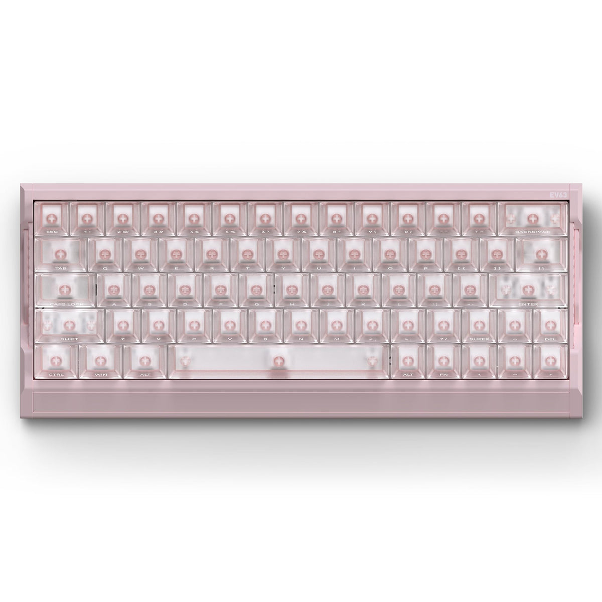IQUNIX EV63 Hall Effect Gaming Keyboard 60% | Magnetic X Ultra Switch, 0.01mm Rapid Trigger, 0.125ms Latency, 8kHz Polling, Adjustable Actuation, CNC Aluminum for FPS(Silver Knight)