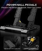 PXN VD4 Direct Drive Racing Wheel Bundle, 4Nm Force Feedback, for Windows