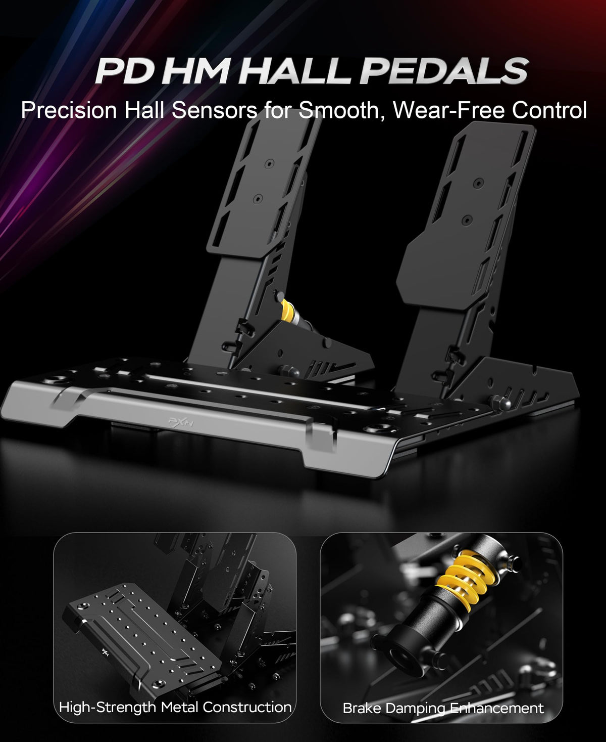 PXN VD4 Direct Drive Racing Wheel Bundle, 4Nm Force Feedback, for Windows