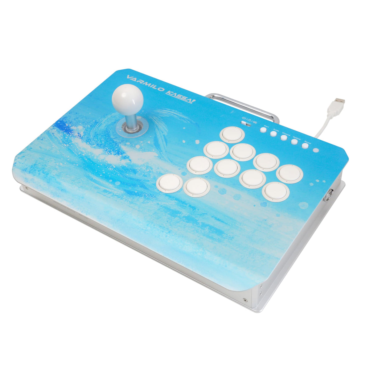VARMILOARCADE Kassai Arcade Fight Stick Rapid Trigger Tournament Grade Controller for Fighting Games Two Versions Standard PC Only or Pro Compatible with PC PS4 PS5 Switch1 Switch2 (Sakura, Standard (PC))