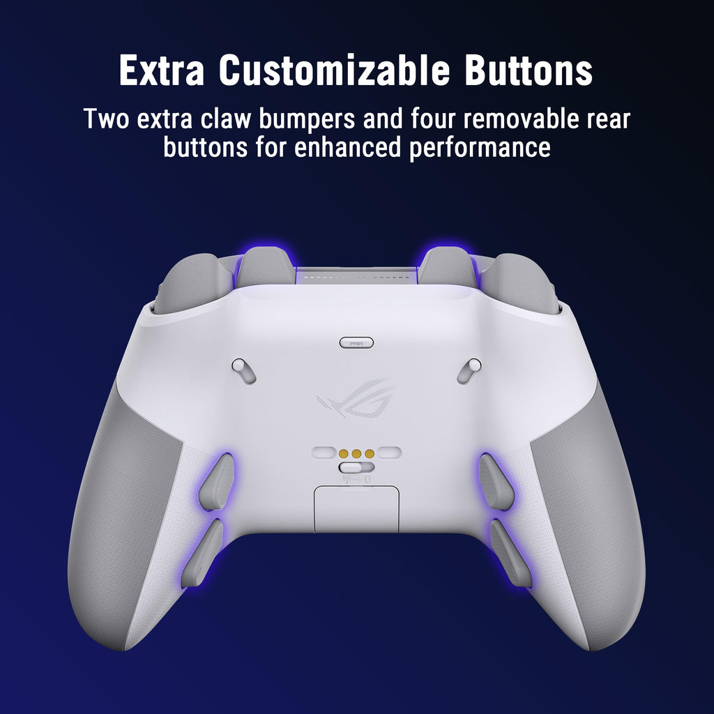ASUS ROG Raikiri II Pro PC Controller, 8K Polling Rate, WHITE