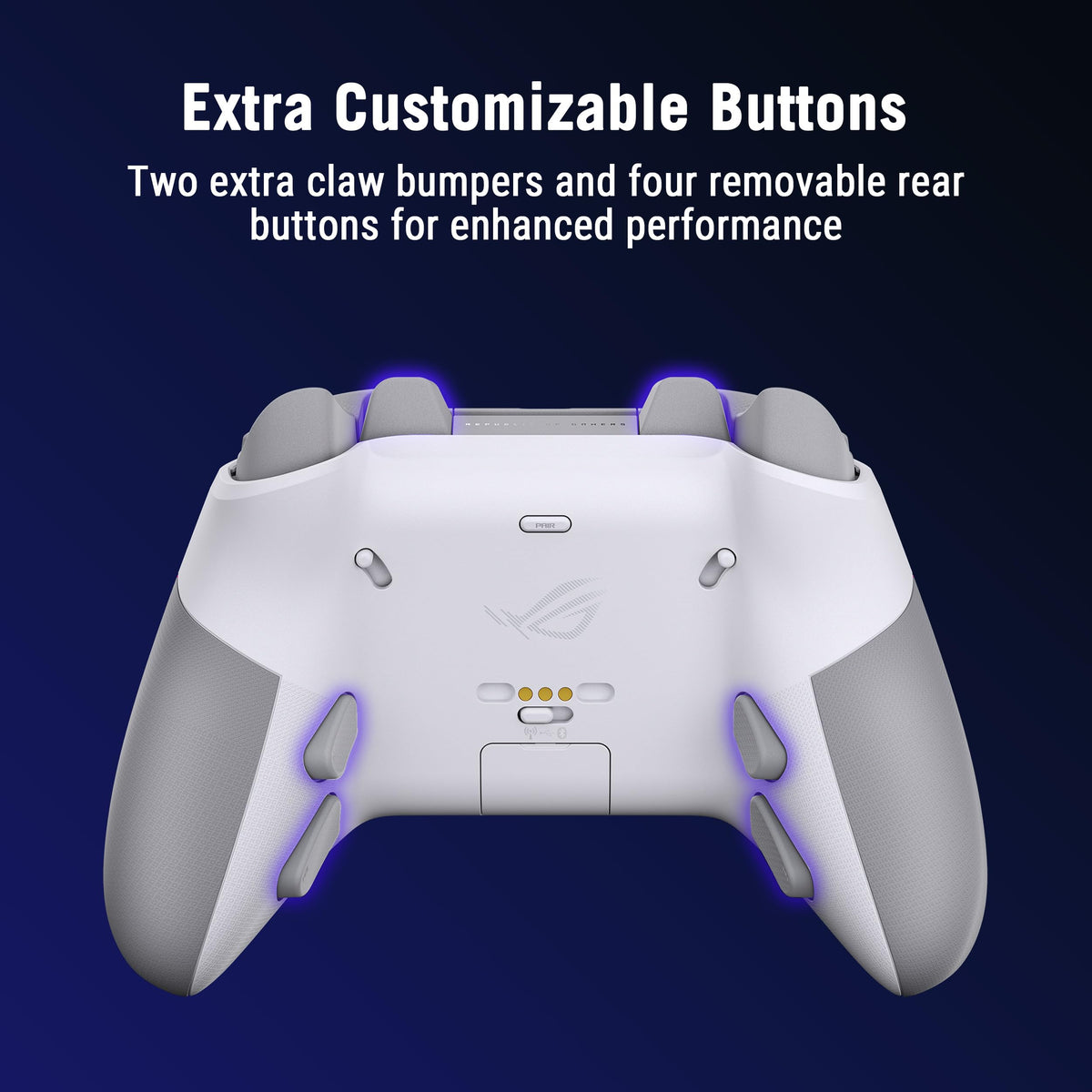 ASUS ROG Raikiri II Pro PC Controller, 8K Polling Rate, WHITE