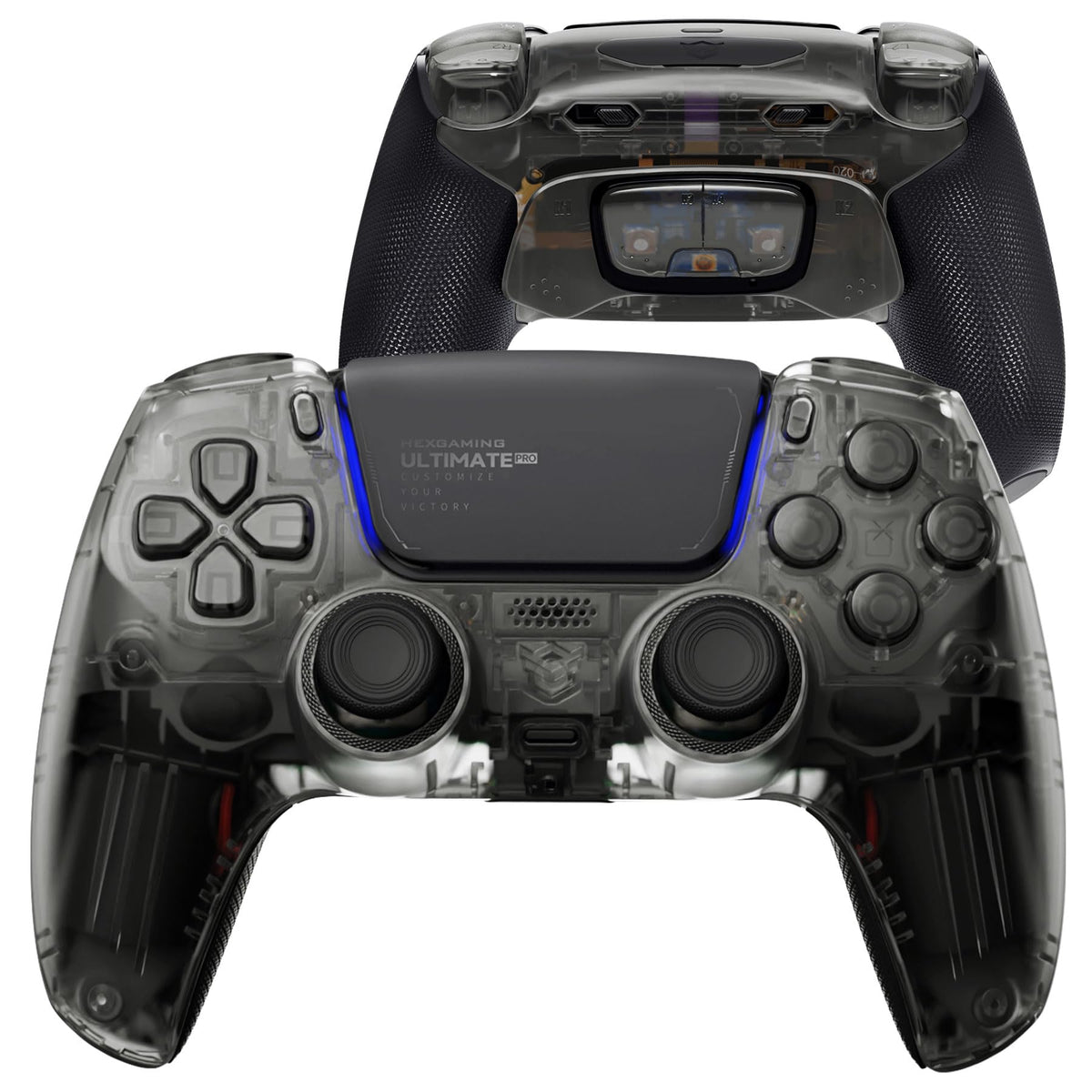 HEXGAMING ULTIMATE PRO Controller Compatible with ps5, Explorer Black