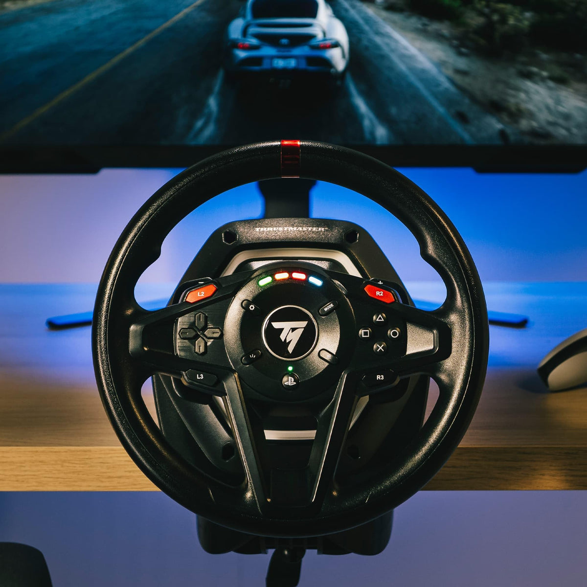 Thrustmaster T128, Force Feedback Racing Wheel with Magnetic Pedals, PlayStation 5, PlayStation 4, PC