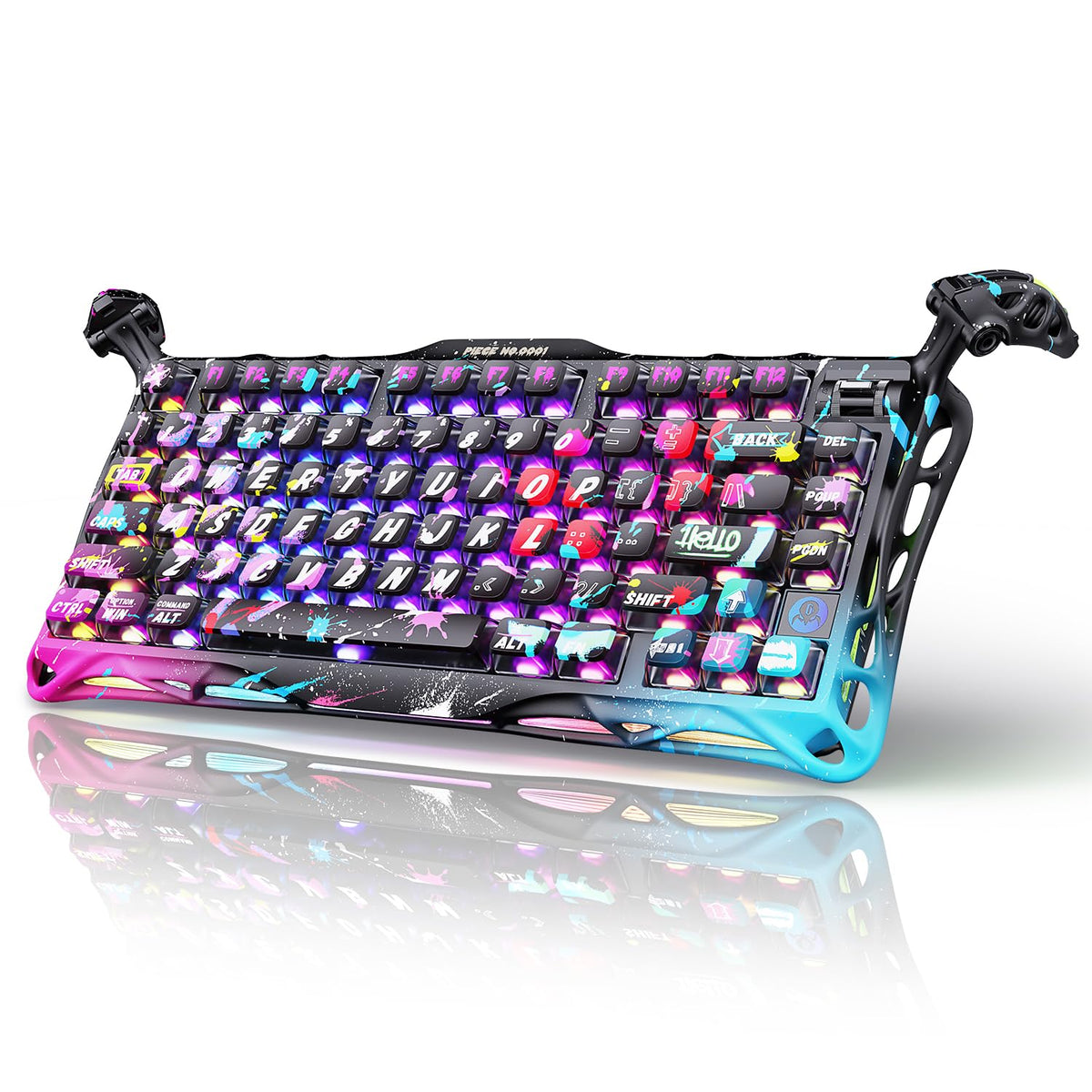 GravaStar Mercury V75 Pro Hall Effect Gaming Keyboard, 75% Wired