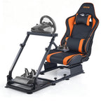 VEVOR Racing Wheel Stand, Heavy-Duty Simulator Cockpit Steering Wheel Stand, Fit Logitech G25, G27, G29, G920, G923, Thrustmaster T300RS, TX F458, T500RS, T3PA-PRO (F1/GT) and CSR Pedals
