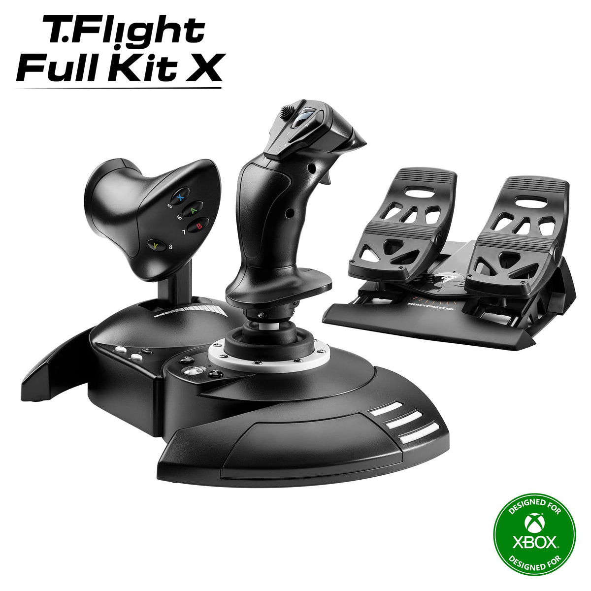Thrustmaster T.Flight Full Kit X - Joystick, Throttle and Rudder Pedals for Xbox Series X|S/Xbox One/PC