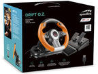 Speedlink DRIFT O.Z. Racing Wheel - USB Gaming Lenkrad fr PC, Schwarz-Orange (Kompatibel mit Windows XP - Pedale fr Gas & Bremse)