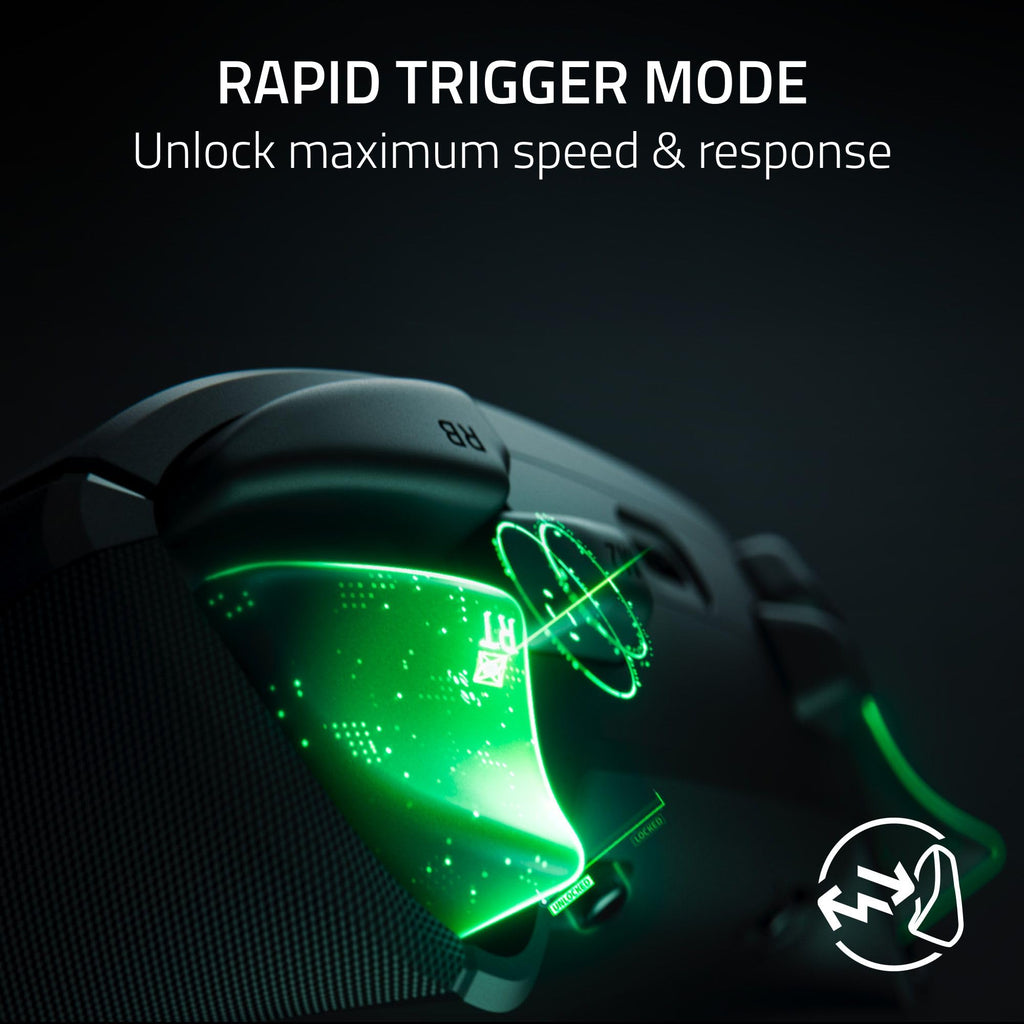 Razer Wolverine V3 Pro Wireless Gaming Controller: Licensed for Xbox Series X|S, Xbox One, Windows PC - 6 Remappable Buttons - Fast Triggers - Customizable Thumbsticks - Wired Tournament Mode - Black