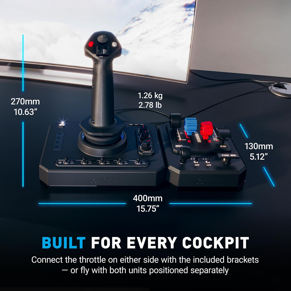 Honeycomb Take Off Kit - Flight Simulation Joystick & Throttle Quadrant [video game]