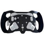Latest Dual Perforated Leather Grip For Logitech G RS50 System; lightweight Real Carbon Fiber Compatible with Logitech G RS On Xbox Series X/S PS4/PS5 PC Wheel Hub (13 inch-Dual Perforated Leather)