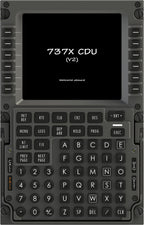 SYDYSOSO Cockpit Simulator 737X CDU Flight Simulator Control Display Unit