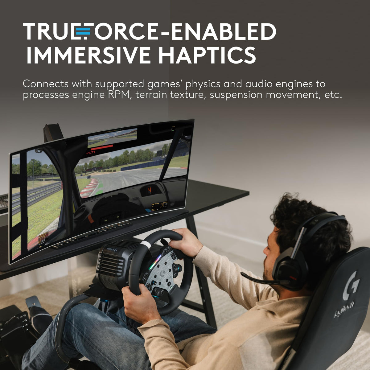 Logitech G RS50 Direct Drive Racing Wheel, Hub, & Base for PS5/PS4/PC
