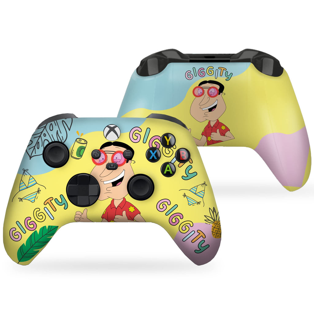 Psychedelic Mushrooms Customised Wireless Controller by BCB. Original X-box Controller Compatible with X-box One/Series X & S Console. Customized with Water Transfer Printing (Not a Skin)
