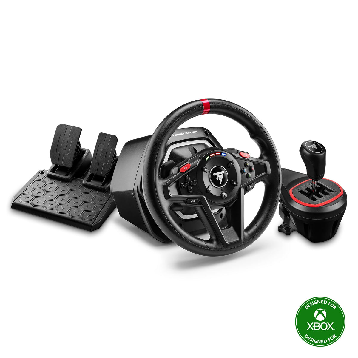 Thrustmaster T128 X Racing Wheel, Pedals & Shifter Bundle - XBOX & PC